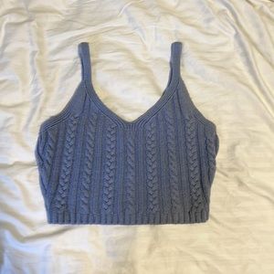 Bluish Grey Cropped top